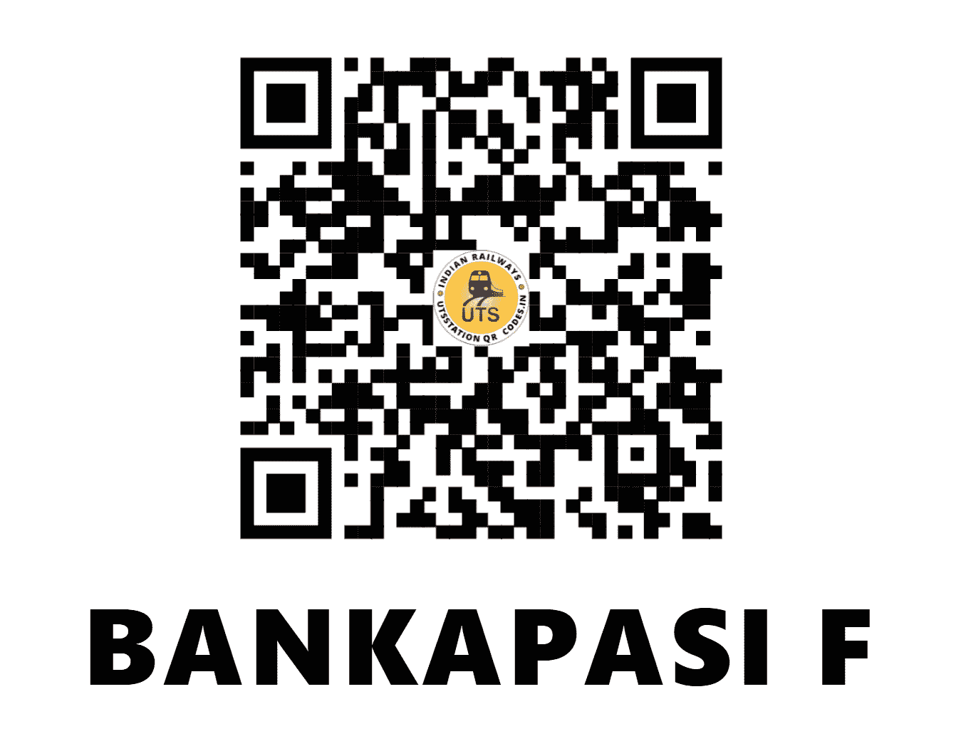 UTS QR Code for BANKAPASI F - BCF - ER (WEST BENGAL)